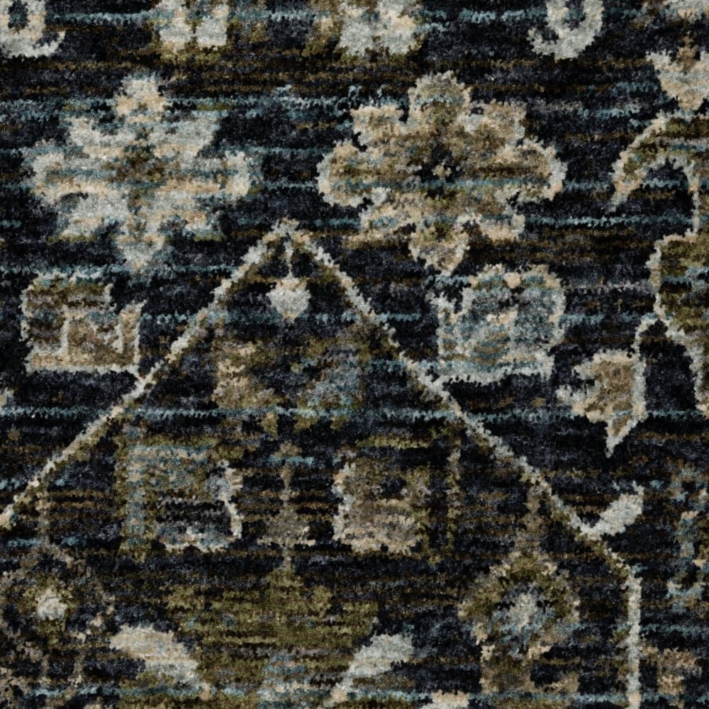 Oriental Weavers Aberdeen 533K1 Blue Persian Oriental Polyester Indoor Area Rectangle Rug (SAK74593)