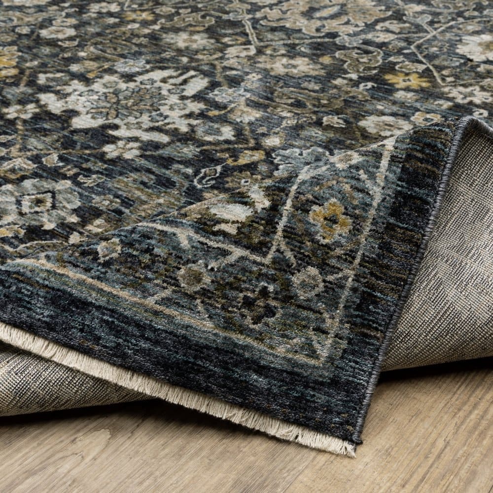 Oriental Weavers Aberdeen 533K1 Blue Persian Oriental Polyester Indoor Area Rectangle Rug (SAK74593)