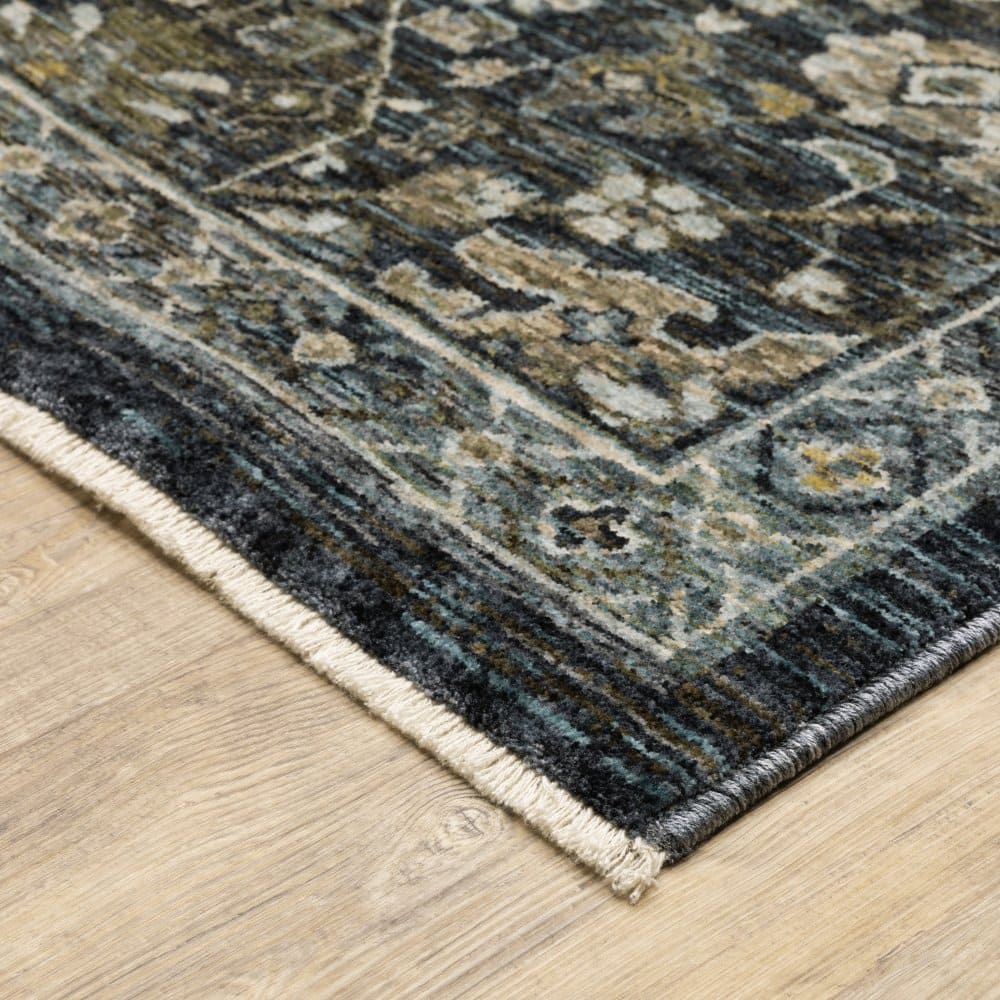 Oriental Weavers Aberdeen 533K1 Blue Persian Oriental Polyester Indoor Area Rectangle Rug (SAK74593)