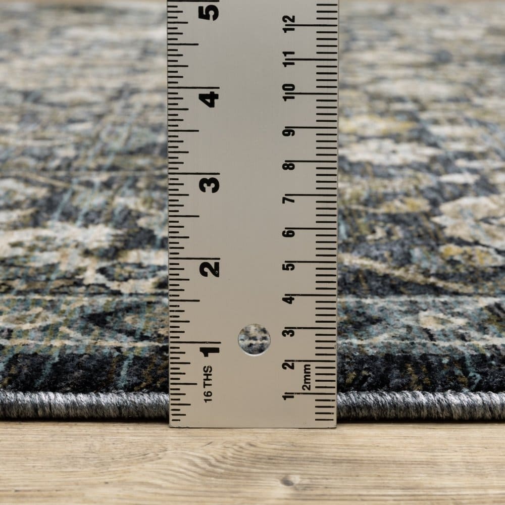 Oriental Weavers Aberdeen 533K1 Blue Persian Oriental Polyester Indoor Area Rectangle Rug (SAK74593)