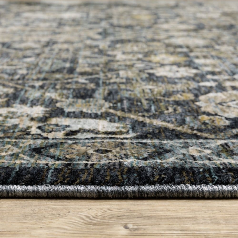 Oriental Weavers Aberdeen 533K1 Blue Persian Oriental Polyester Indoor Area Rectangle Rug (SAK74593)