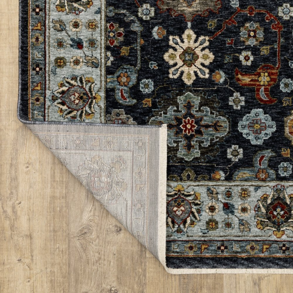 Oriental Weavers Aberdeen 561B1 Blue Persian Panel Polyester Indoor Area Rectangle Rug (SAK64593)