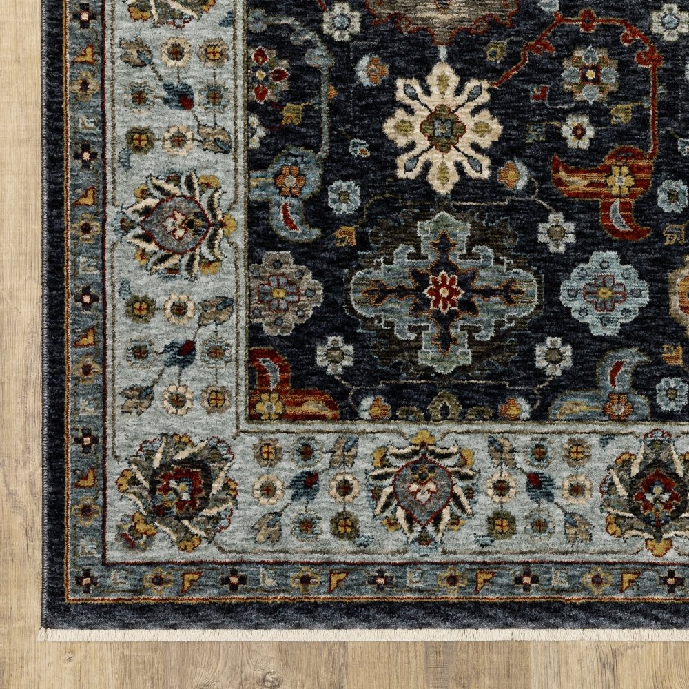 Oriental Weavers Aberdeen 561B1 Blue Persian Panel Polyester Indoor Area Rectangle Rug (SAK64593)