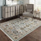 ORIENTAL WEAVERS Aberdeen 561W1 Blue Vintage Medallions Polyester Indoor Area Rectangle Rug (SAK98732)