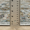 ORIENTAL WEAVERS Aberdeen 561W1 Blue Vintage Medallions Polyester Indoor Area Rectangle Rug (SAK98732)