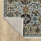 ORIENTAL WEAVERS Aberdeen 561W1 Blue Vintage Medallions Polyester Indoor Area Rectangle Rug (SAK98732)