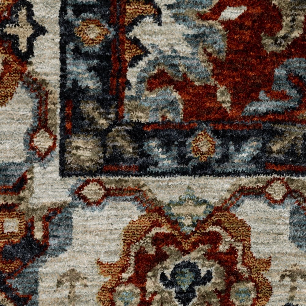 Oriental Weavers Aberdeen 562R1 Red Oriental Allover Polyester Indoor Area Rectangle Rug (SAK17394)
