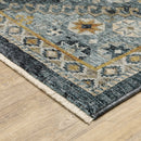 ORIENTAL WEAVERS Aberdeen 7150B Blue Traditional Tribal Polyester Indoor Area Rectangle Rug (SAK14509)