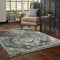 ORIENTAL WEAVERS Aberdeen 7150B Blue Traditional Tribal Polyester Indoor Area Rectangle Rug (SAK14509)