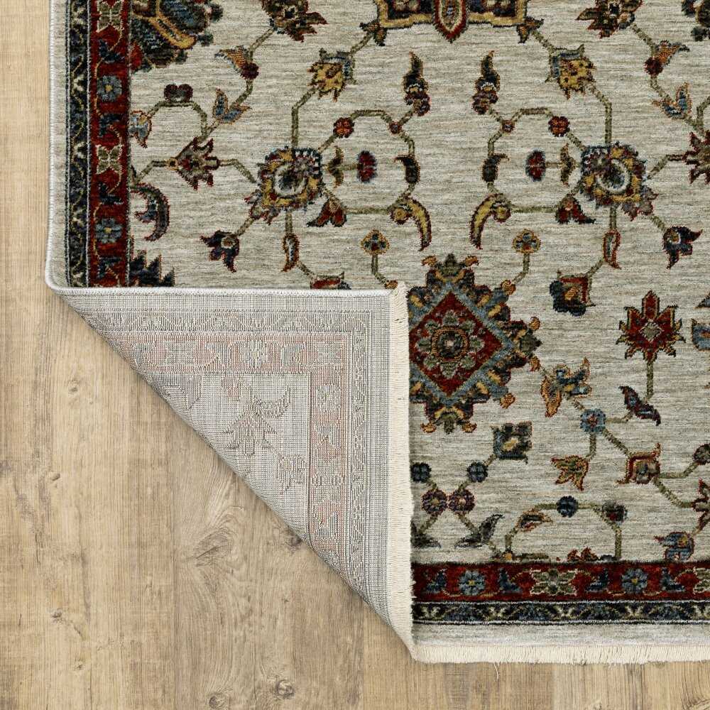 Oriental Weavers Aberdeen 751W1 Ivory Persian Polyester Indoor Area Rectangle Rug (SAK98521)