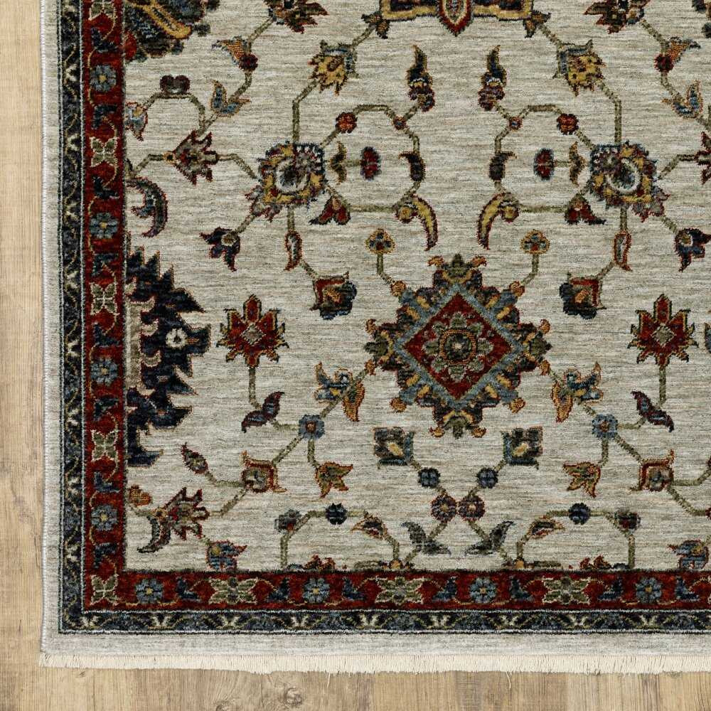 Oriental Weavers Aberdeen 751W1 Ivory Persian Polyester Indoor Area Rectangle Rug (SAK98521)
