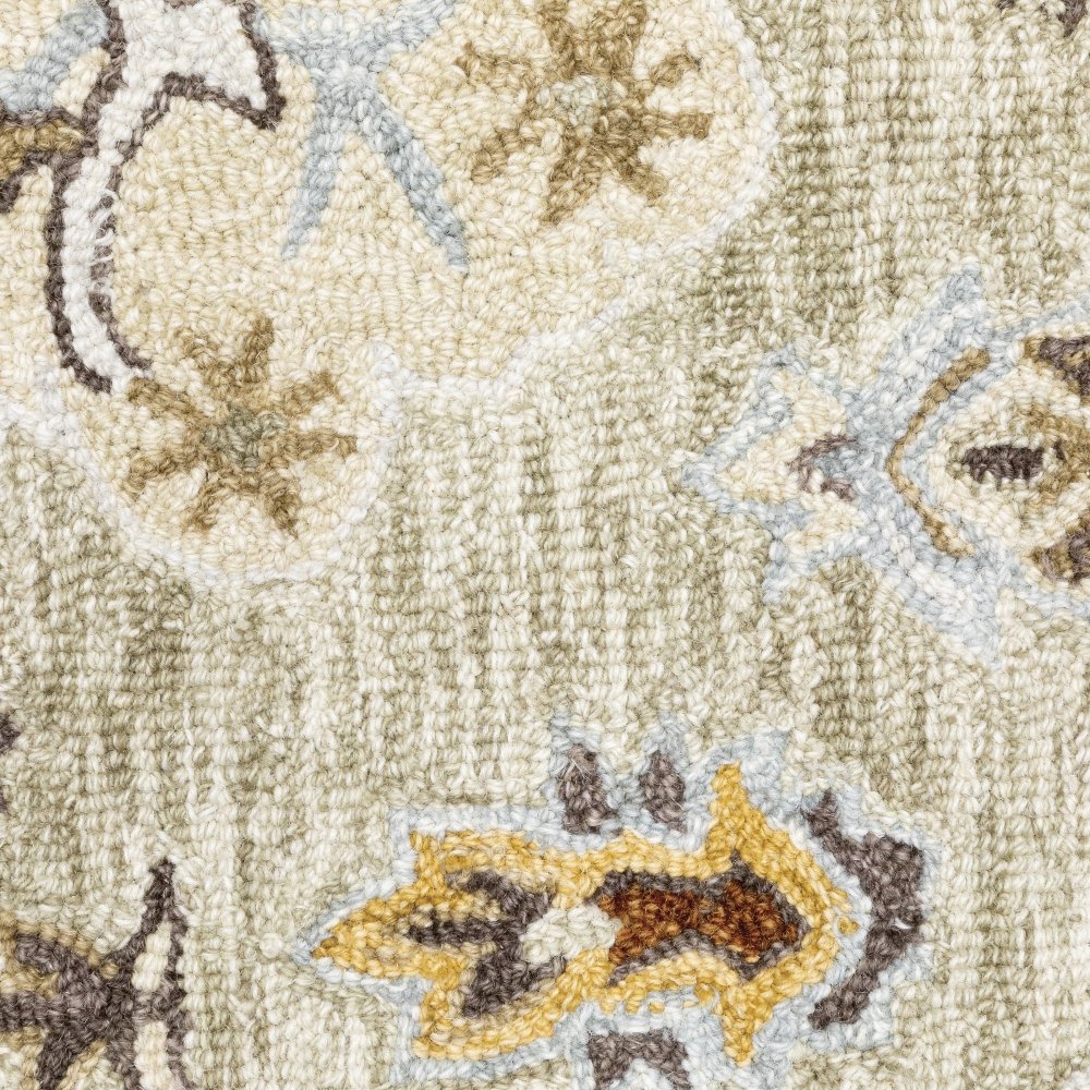 Oriental Weavers Alfresco 28403 Ivory Bohemian Oriental Wool Indoor Area Rectangle Rug (SAK41915)