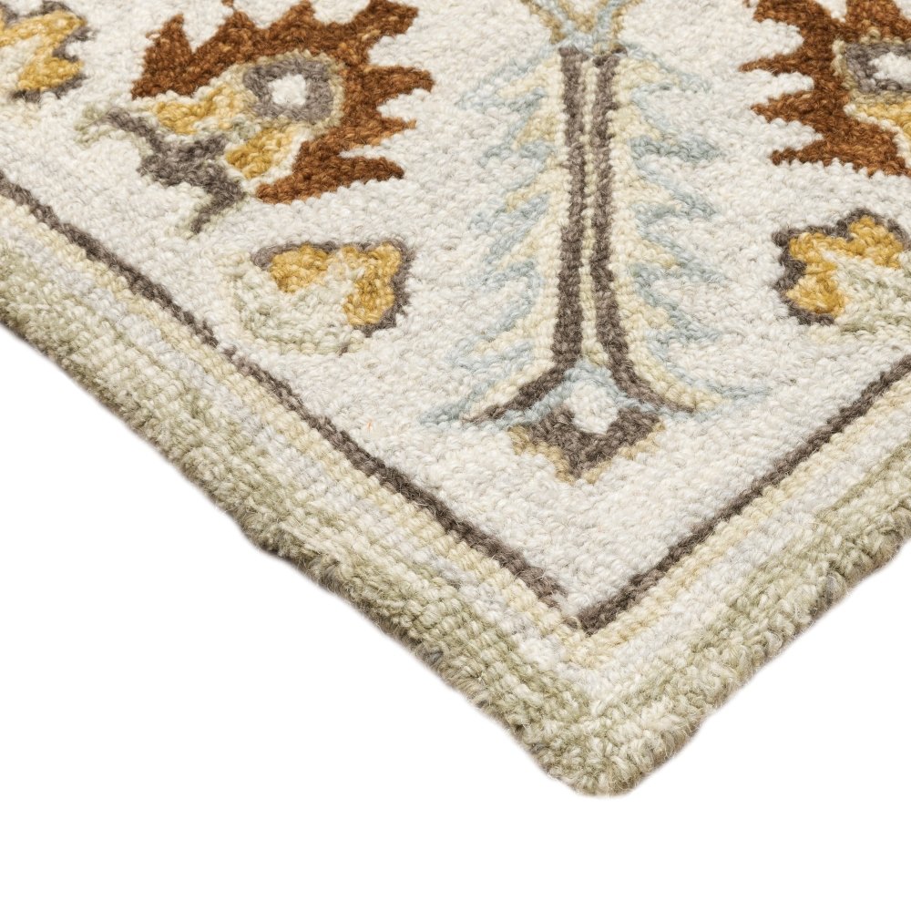Oriental Weavers Alfresco 28403 Ivory Bohemian Oriental Wool Indoor Area Rectangle Rug (SAK41915)