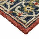 ORIENTAL WEAVERS Alfresco 28404 Vintage Oriental Wool Indoor Area Rectangle Rug In Red (SAK42015)