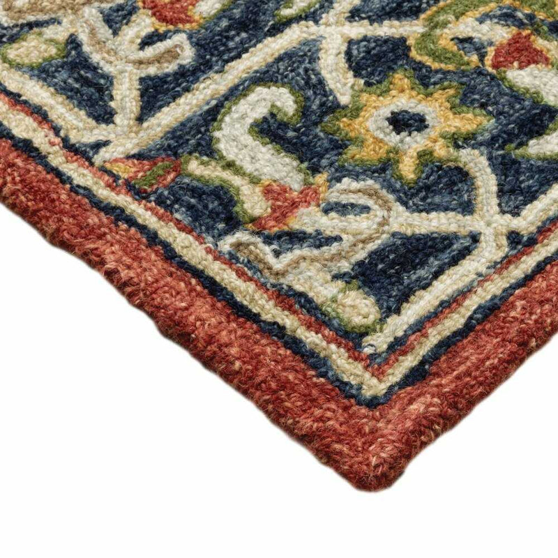 ORIENTAL WEAVERS Alfresco 28404 Vintage Oriental Wool Indoor Area Rectangle Rug In Red (SAK42015)