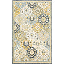 ORIENTAL WEAVERS Alfresco 28406 Vintage Geometric Wool Indoor Area Rectangle Rug In Navy (SAK08571)