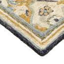 ORIENTAL WEAVERS Alfresco 28406 Vintage Geometric Wool Indoor Area Rectangle Rug In Navy (SAK08571)