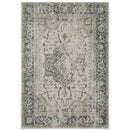 ORIENTAL WEAVERS Alton 002W9 Gray Vintage Medallion Polyester Indoor Area Rectangle Rug (SAK15632)
