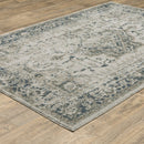 ORIENTAL WEAVERS Alton 002W9 Gray Vintage Medallion Polyester Indoor Area Rectangle Rug (SAK15632)