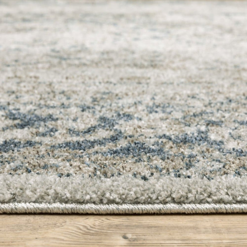 ORIENTAL WEAVERS Alton 002W9 Gray Vintage Medallion Polyester Indoor Area Rectangle Rug (SAK15632)