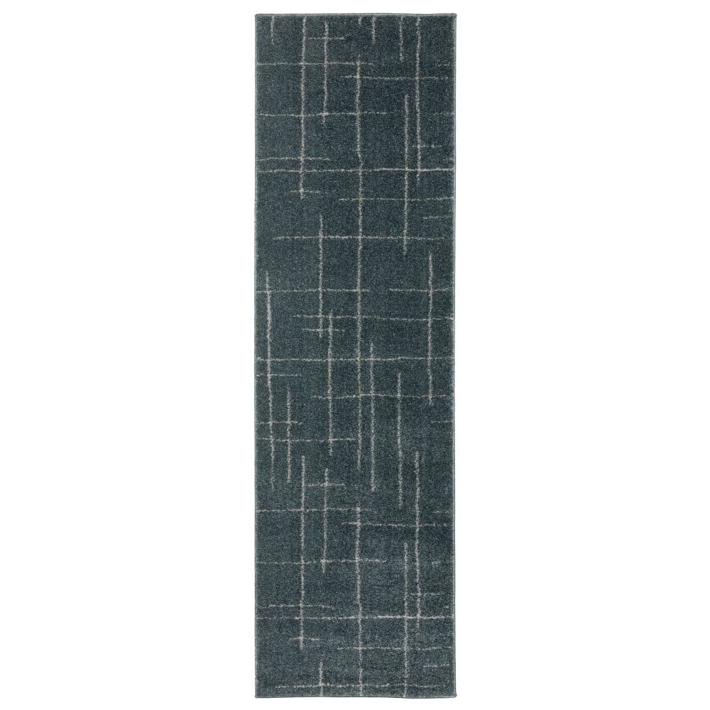 Oriental Weavers Alton 040B9 Blue Modern Geometric Polyester Indoor Area Rectangle Rug (SAK71308)