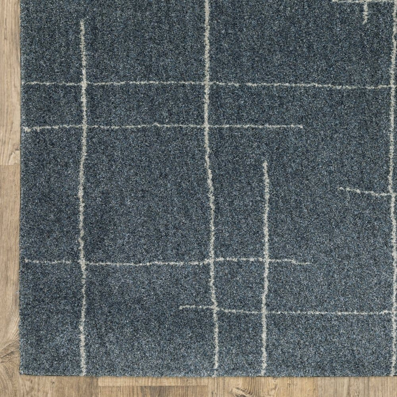 ORIENTAL WEAVERS Alton 040B9 Blue Modern Geometric Polyester Indoor Area Rectangle Rug (SAK71308)