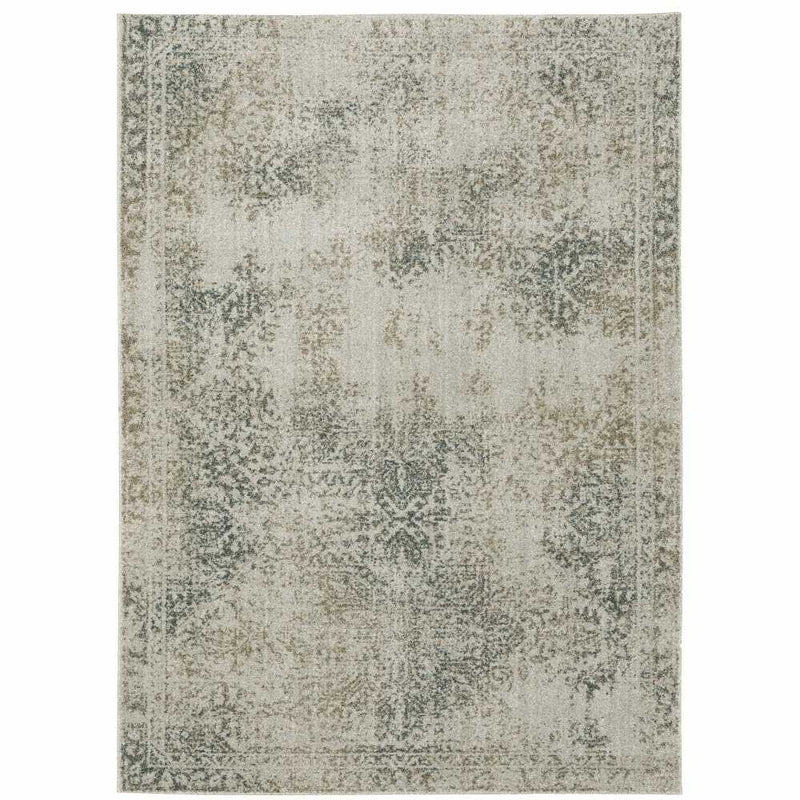 ORIENTAL WEAVERS Alton 070E9 Beige Vintage Oriental Polyester Indoor Area Rug (SAK71309)