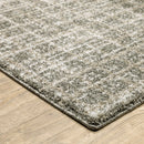 ORIENTAL WEAVERS Alton 090N9 Grey Modern Plaid Polyester Indoor Area Rectangular Rug (SAK56191)