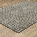 ORIENTAL WEAVERS Alton 090N9 Grey Modern Plaid Polyester Indoor Area Rectangular Rug (SAK56191)