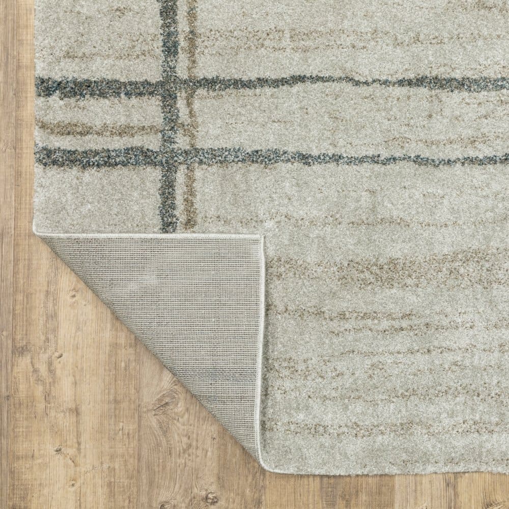 Oriental Weavers Alton 501Z9 Grey Contemporary Block Polyester Indoor Area Rug (SAK71410)