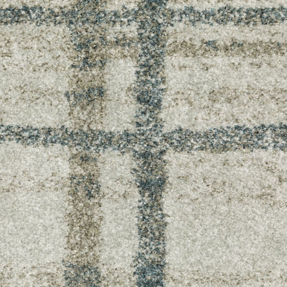 Oriental Weavers Alton 501Z9 Grey Contemporary Block Polyester Indoor Area Rug (SAK71410)