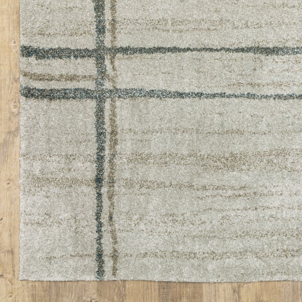 Oriental Weavers Alton 501Z9 Grey Contemporary Block Polyester Indoor Area Rug (SAK71410)