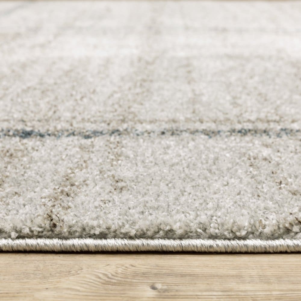 Oriental Weavers Alton 501Z9 Grey Contemporary Block Polyester Indoor Area Rug (SAK71410)
