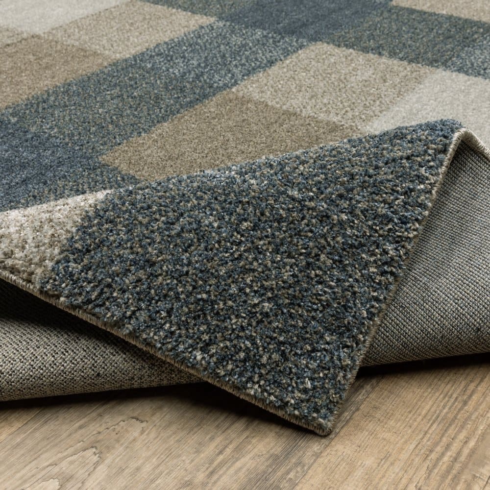 Oriental Weavers Alton 5093X Teal Farmhouse Geometric Polyester Indoor Area Rug (SAK63910)