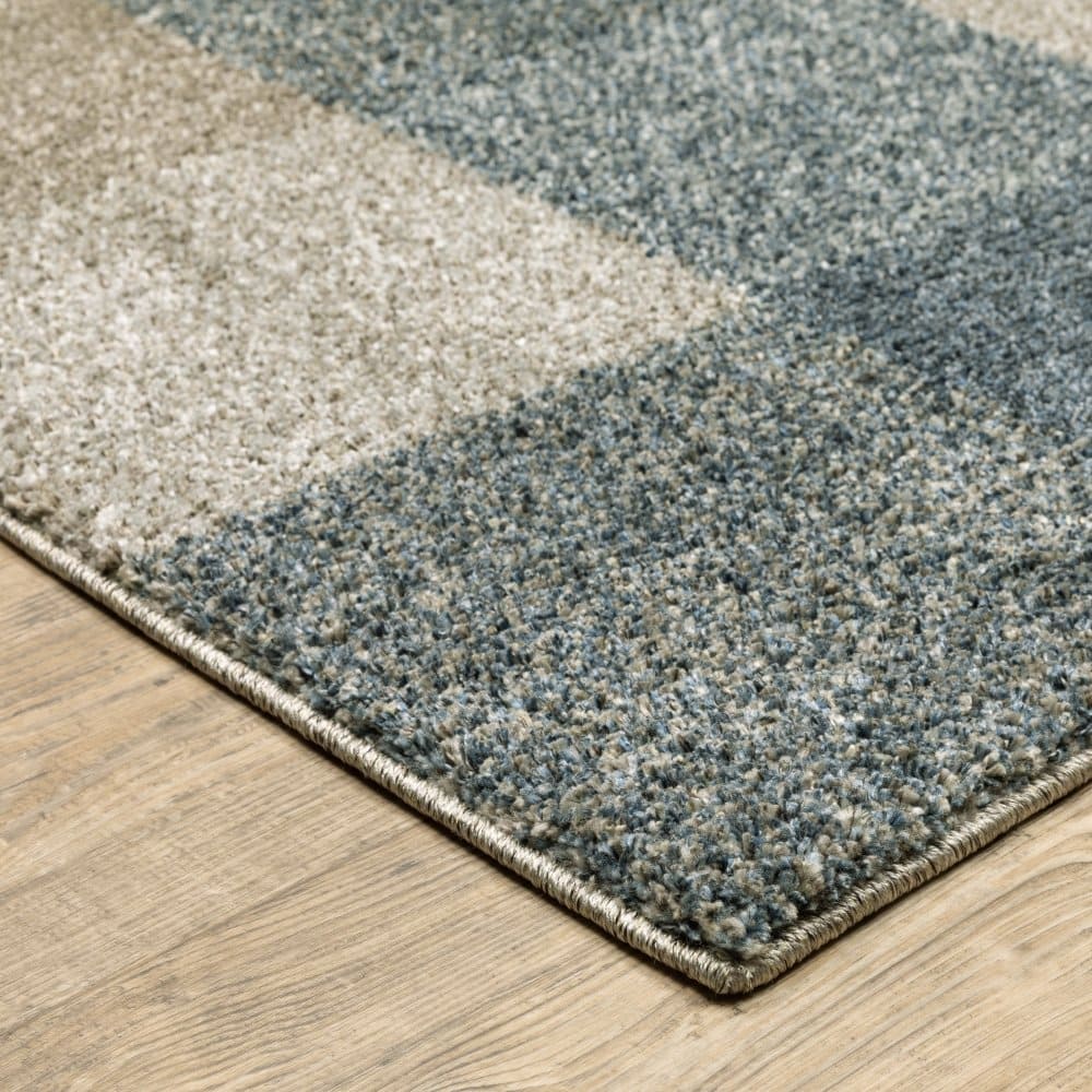 Oriental Weavers Alton 5093X Teal Farmhouse Geometric Polyester Indoor Area Rug (SAK63910)