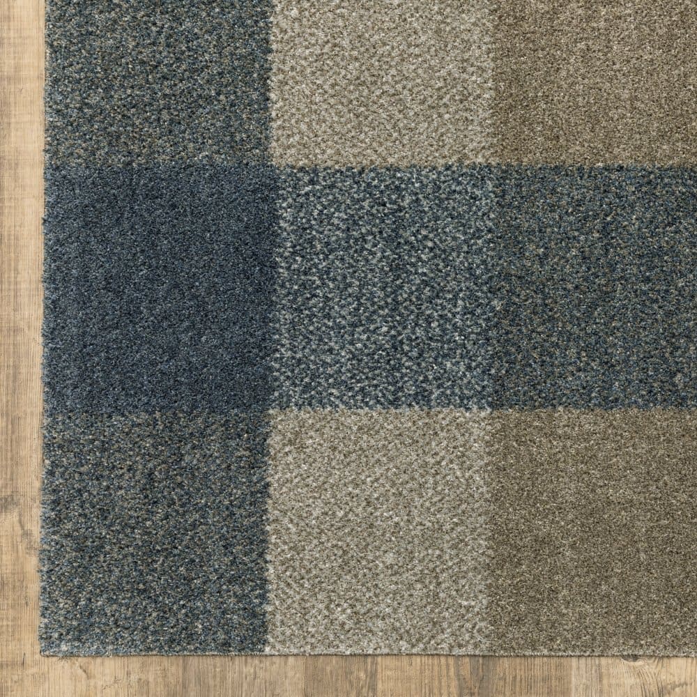 Oriental Weavers Alton 5093X Teal Farmhouse Geometric Polyester Indoor Area Rug (SAK63910)