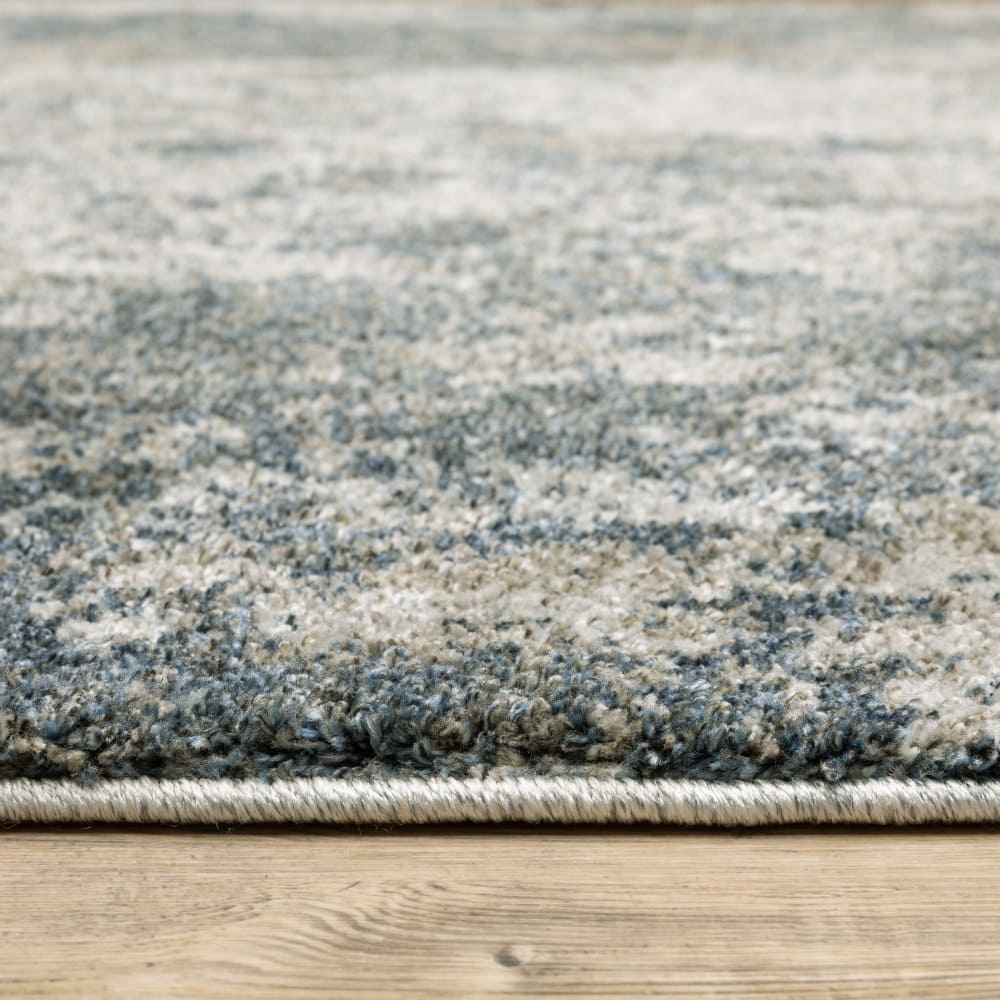 Oriental Weavers Alton 531L9 Teal Modern Abstract Polyester Indoor Area Rug (SAK63812)