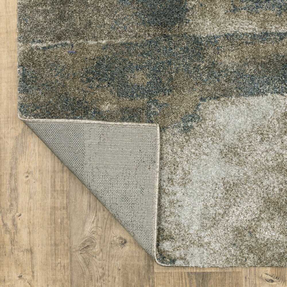 Oriental Weavers Alton 532B9 Teal Modern Global Polyester Indoor Area Rug (SAK65813)