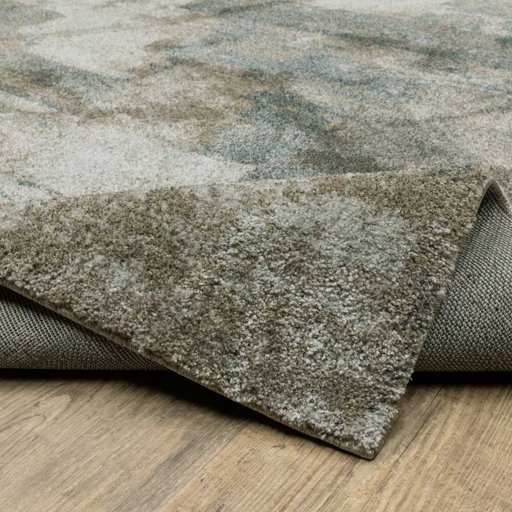 Oriental Weavers Alton 532B9 Teal Modern Global Polyester Indoor Area Rug (SAK65813)