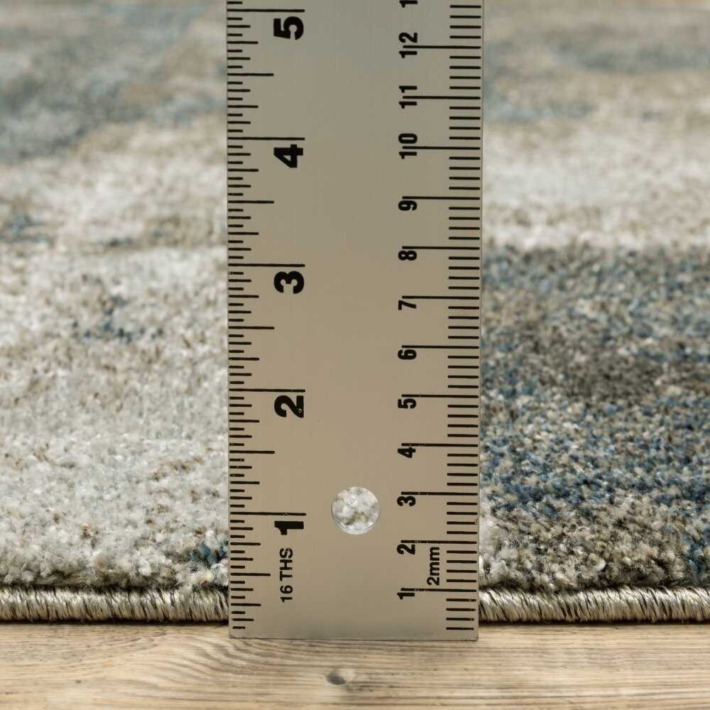 Oriental Weavers Alton 532B9 Teal Modern Global Polyester Indoor Area Rug (SAK65813)