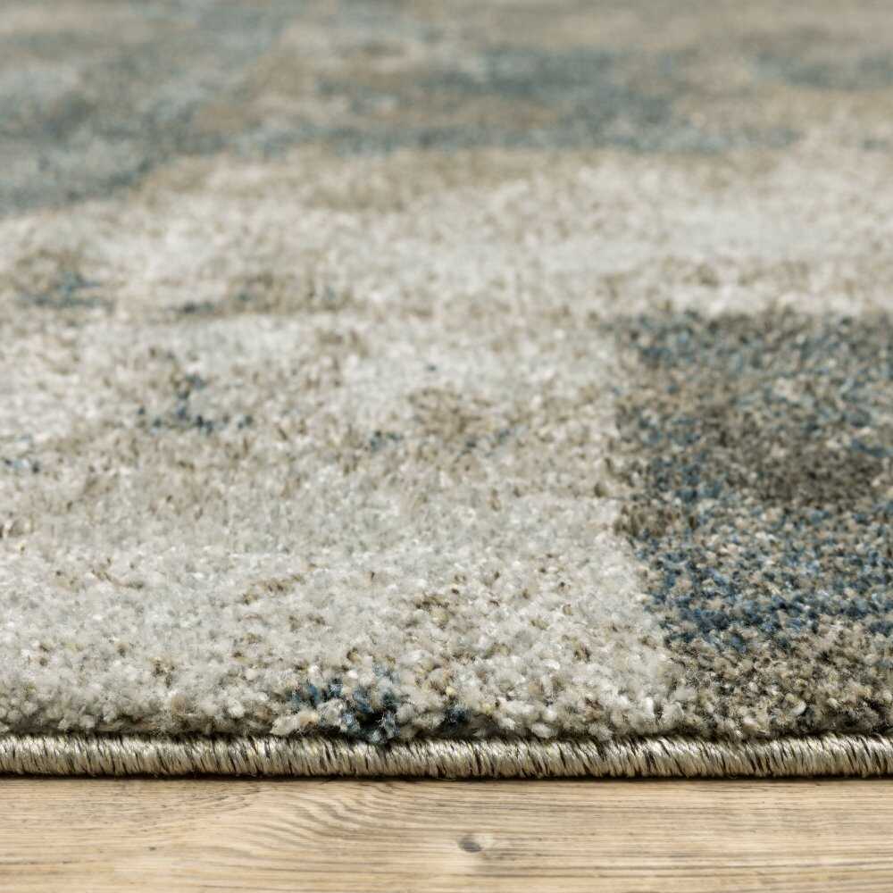 Oriental Weavers Alton 532B9 Teal Modern Global Polyester Indoor Area Rug (SAK65813)