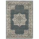 ORIENTAL WEAVERS Alton 5501B Blue Traditional Persian Polyester Indoor Area Rectangle Rug (SAK74128)