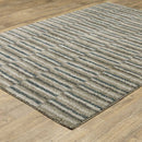 ORIENTAL WEAVERS Alton 5502D Teal Industrial Geometric Polyester Indoor Area Rug (SAK56301)