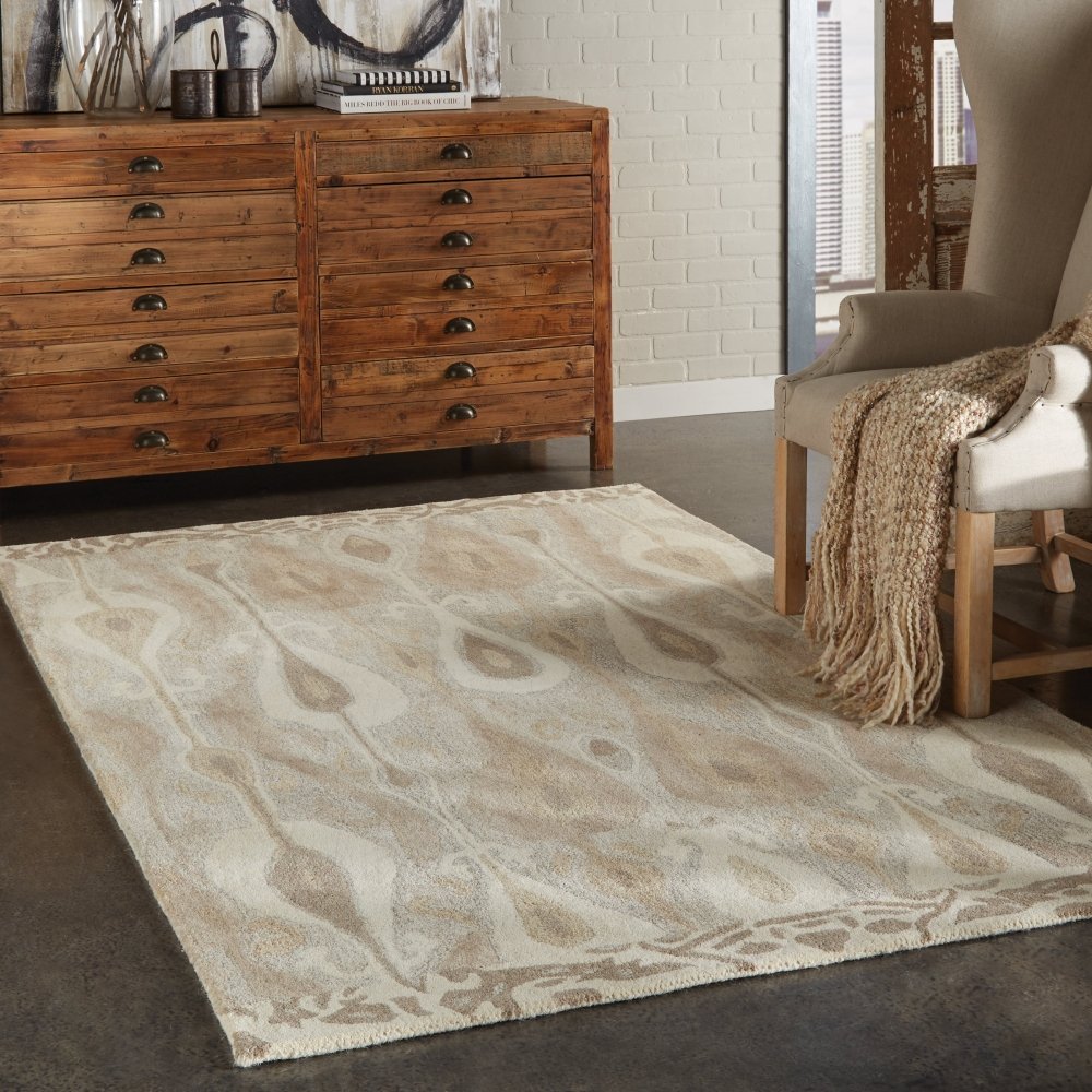 Oriental Weavers Anastasia 68000 Grey Bohemian Scandinavian Wool Indoor Area Rectangle Rug (SAK32710)