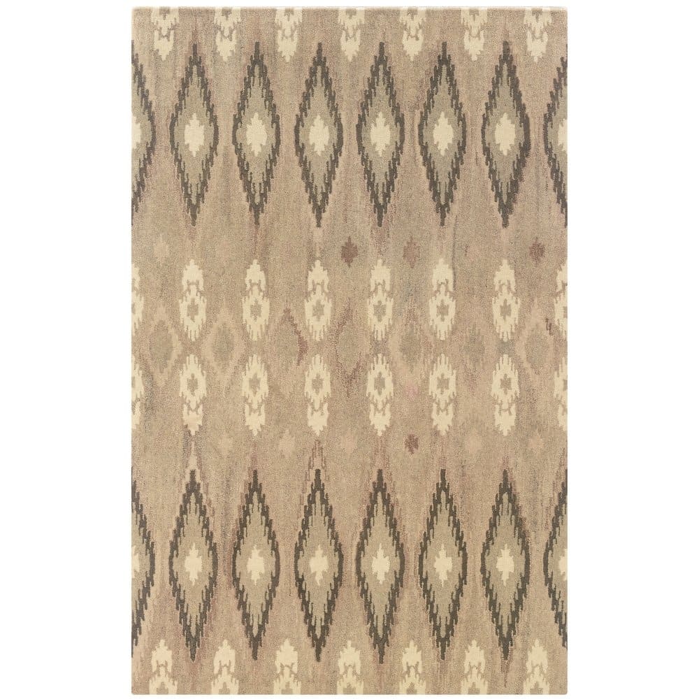 Oriental Weavers Anastasia 68001 Beige Bohemian Abstract Wool Indoor Area Rectangle Rug (SAK39015)