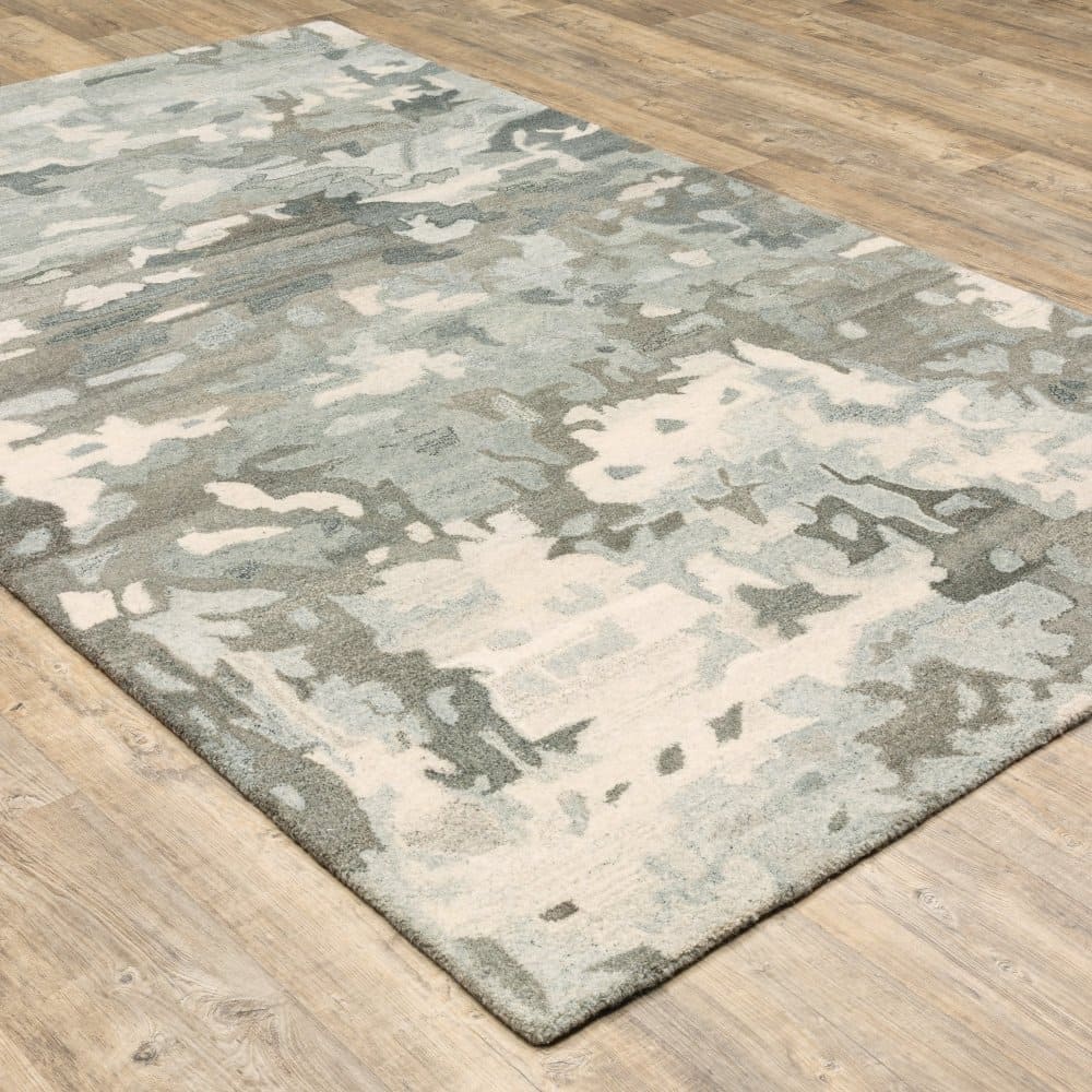 Oriental Weavers Anastasia 68006 Grey Modern and Contemporary Wool Indoor Area Rectangle Rug (SAK56321)