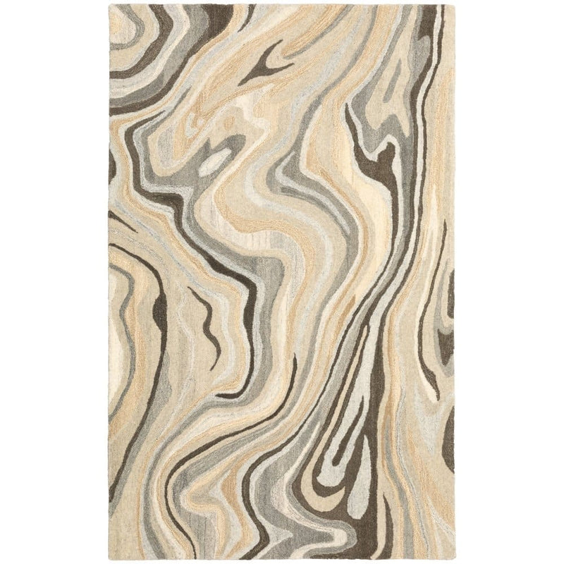 ORIENTAL WEAVERS Anastasia 68007 Beige Modern Abstract Wool Indoor Area Rectangle Rug (SAK48015)