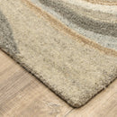 ORIENTAL WEAVERS Anastasia 68007 Beige Modern Abstract Wool Indoor Area Rectangle Rug (SAK48015)