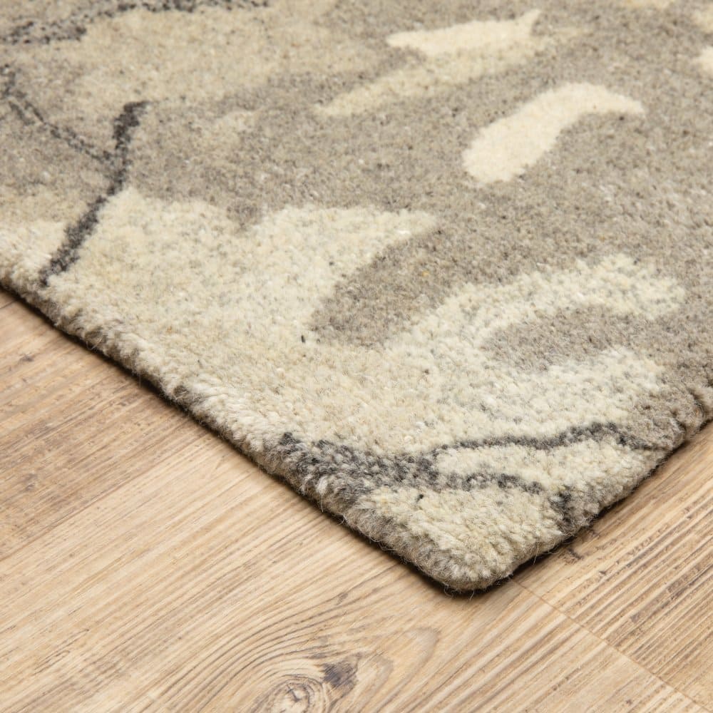 Oriental Weavers Anastasia 68008 Beige Industrial Abstract Wool Indoor Area Rectangle Rug (SAK12753)