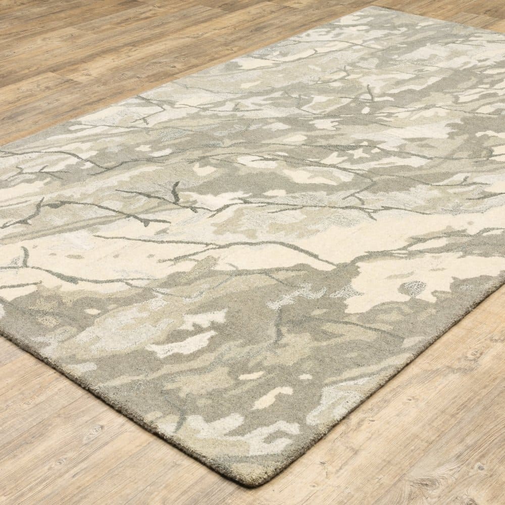 Oriental Weavers Anastasia 68008 Beige Industrial Abstract Wool Indoor Area Rectangle Rug (SAK12753)